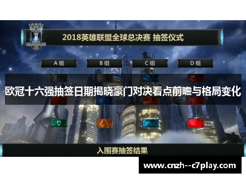 欧冠十六强抽签日期揭晓豪门对决看点前瞻与格局变化